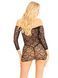 Сукня Leg Avenue Heart net mini dress One Size Black