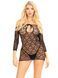 Сукня Leg Avenue Heart net mini dress One Size Black