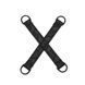Liebe Seele Black Lace and Neoprene 11pcs Bondage Kit - набор БДСМ 11 предметов - фото товара