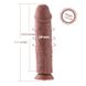 Фалоімітатор для секс-машин Hismith 11″ Silicone Dildo (пом'ята упаковка)