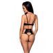 Комплект белья из экокожи Passion Tamaris Set black L/XL - фото товара