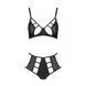 Комплект белья из экокожи Passion Tamaris Set black L/XL - фото товара