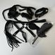 Art of Sex Set Leather - набор БДСМ 10 предметов черный - фото товара