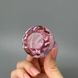Стеклянная анальная пробка в форме камня NS Novelties CRYSTAL GEM PINK (3 см) - фото товара