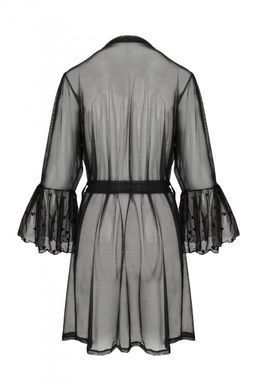 Эротический пеньюар Passion LOVELIA PEIGNOIR black XXL/XXXL