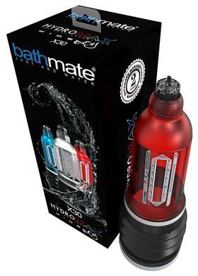 Гідропомпа Bathmate WideBoy Hydromax 7 для пеніса червона - фото