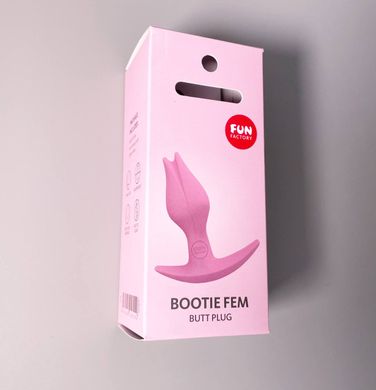 Fun Factory Bootie Fem rose анальная пробка для секса 2,9см - фото