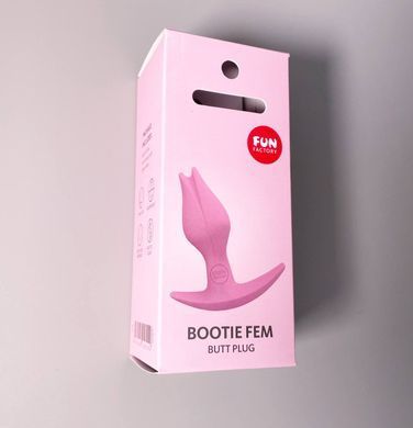Fun Factory Bootie Fem rose анальная пробка для секса 2,9 см - фото