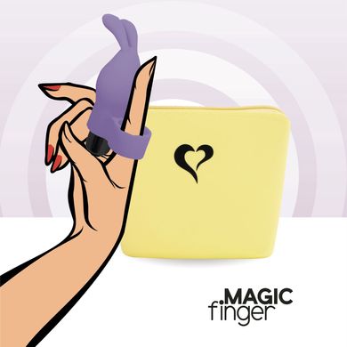 Вібратор на палець FeelzToys Magic Finger Vibrator фіолетовий - фото