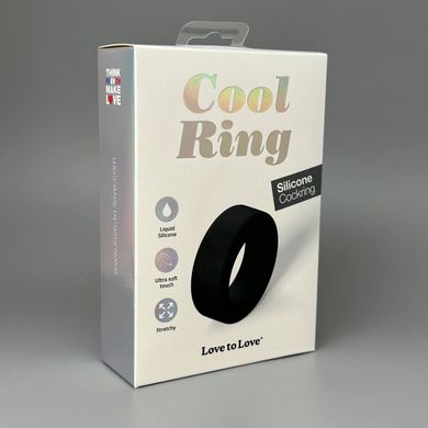 Эрекционное кольцо Love To Love COOL RING BLACK ONYX - фото