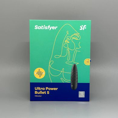 Satisfyer Ultra Power Bullet 5 Black мінівібратор - фото