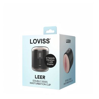 Вибромастурбатор анус и вагина Loviss Leer Double Sides Masturbation - фото