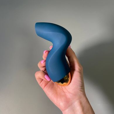Вакуумний стимулятор клітора Svakom Pulse Pure Navy Blue - фото