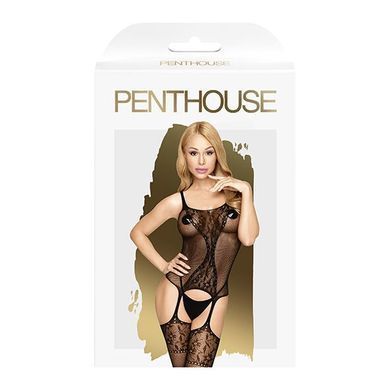 Бодистокинг Penthouse Miss Curvy Black S/L - фото