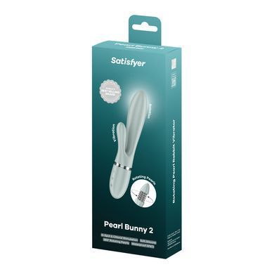 Вібратор-кролик з перлинним масажем Satisfyer Pearl Bunny 2 Ggreygreen сірий - фото