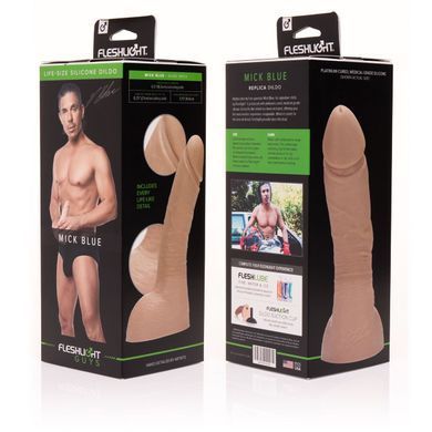 Фалоімітатор Fleshlight Guys Mick Blue Dildo (21 см) - фото