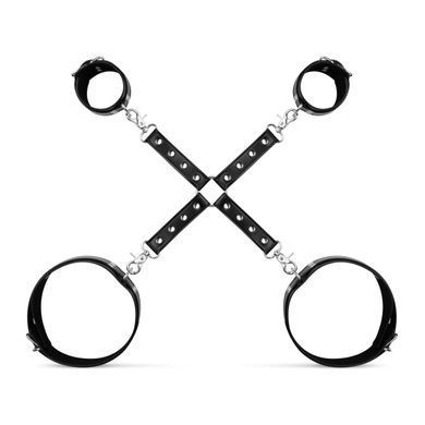 Крестовина БДСМ Bedroom Fantasies Cuffs & Hogtie Set - фото