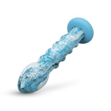 Скляний ділдо Gildo Ocean Wave Glass Dildo - фото
