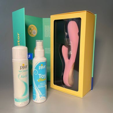 Набір для сексу №22 (смарт-вібратор Satisfyer, змазка, дезінфектор)
