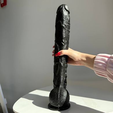 Фалоімітатор Doc Johnson Dick Rambone Cock Black (довжина 42 см, діам. 6 см) - фото
