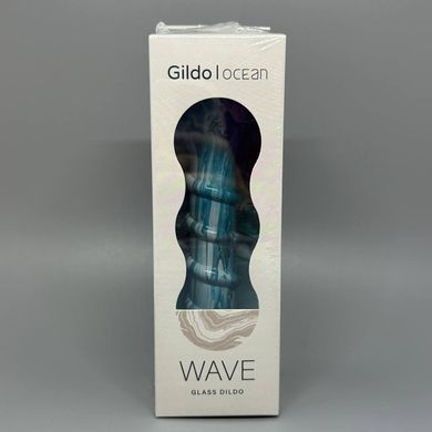 Скляний ділдо Gildo Ocean Wave Glass Dildo - фото