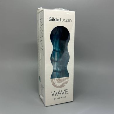 Скляний ділдо Gildo Ocean Wave Glass Dildo - фото