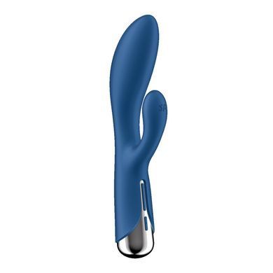 Satisfyer Spinning Rabbit 1 Blue - вібратор-кролик з ротацією - фото