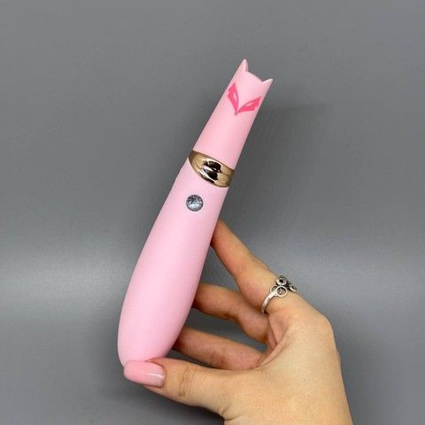 Вакуумний вібратор-лисичка KissToy CuteVibe Foxy Pink - фото