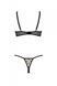 Комплект білизни Passion MARINA SET WITH OPEN BRA beige S/M - фото товару