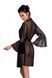Эротический пеньюар Passion LOVELIA PEIGNOIR black XXL/XXXL