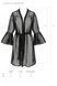Эротический пеньюар Passion LOVELIA PEIGNOIR black XXL/XXXL