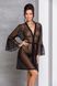 Эротический пеньюар Passion LOVELIA PEIGNOIR black XXL/XXXL