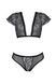 Еротичний комплект Passion LEAFA BIKINI black S/M - фото товару