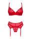 Еротичний комплект Obsessive Ingridia 3-pcs set XS/S - фото товару
