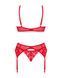 Еротичний комплект Obsessive Ingridia 3-pcs set XS/S - фото товару