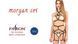 Комплект білизни MORGAN SET OpenBra black Passion Exclusive XXL/XXXL - фото товару