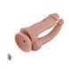 Фаллоимитатор двойной для секс-машин Hismith 9.8" Double Penetrator Silicone Dildo, Телесный