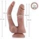 Фаллоимитатор двойной для секс-машин Hismith 9.8" Double Penetrator Silicone Dildo, Телесный