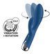 Satisfyer Spinning Rabbit 1 Blue - вібратор-кролик з ротацією - фото товару