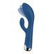 Satisfyer Spinning Rabbit 1 Blue - вібратор-кролик з ротацією - фото товару