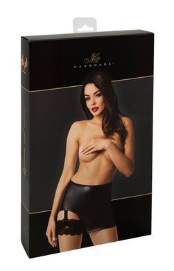 Спідниця Noir Handmade F345 Powerwetlook skirt with garter S