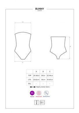 Костюм зайчика черный Obsessive Bunny S/M