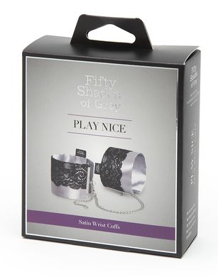 Наручники з атласної тканини Fifty Shades of Grey Play Nice