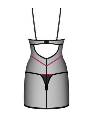 Сорочка бебі дол і трусики Obsessive Novenes chemise & thong XS/S