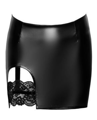 Спідниця Noir Handmade F345 Powerwetlook skirt with garter S