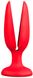 Анальний розширювач MENZSTUFF FLOWER BUTT PLUG 4INCH RED (10,5 см) - фото товару