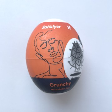 Яйце мастурбатор Satisfyer Egg Crunchy - фото