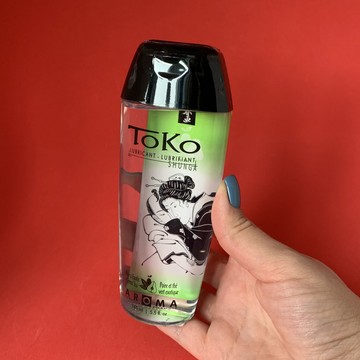 Shunga Toko AROMA - орально-вагінальний лубрикант зі смаком груші та зеленого чаю - 165 мл - фото