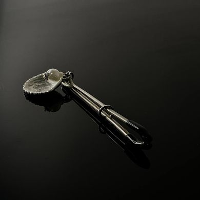 Затискач для клітора Art of Sex - Clit Clamp Silver Pearl - фото