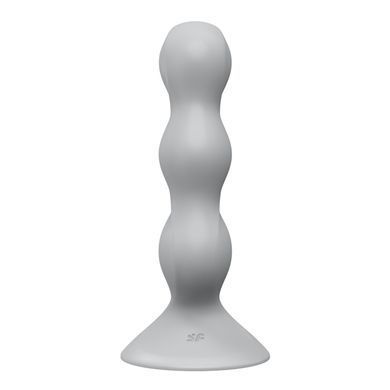 Анальна пробка-буси Satisfyer Triple Ball-R Grey сірі - фото